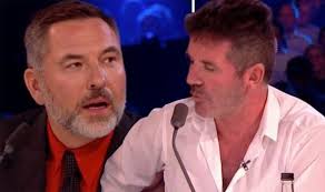 David walliams telling simon cowell off! Britain S Got Talent 2019 David Walliams Red Faced As Simon Cowell Reveals Fee Change Tv Radio Showbiz Tv Express Co Uk