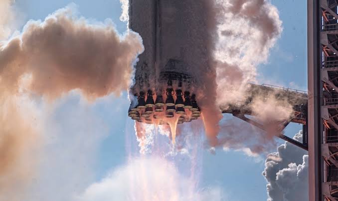 Booster 19 engine performance, AI generated