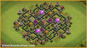 Town Hall 8 Best Hybrid Base Wbomb Tower Th8 Hybridfarming Mobile Legends