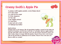 My Little Pony Granny Smith Apple Pie Recipe Raileigh Really Wants To Make This One Granny Smith Apples Recipes Granny Smith Apple Pie Fall Apple Recipes
