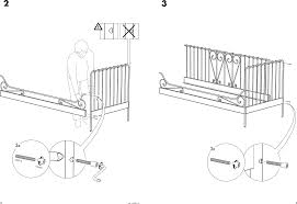 Poniżej możesz bezpłatnie obejrzeć i pobrać instrukcję obsługi w formacie pdf. Ikea Meldal Daybed Frame Twin Assembly Instruction