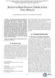 The article 1.0 introduction 11 1 2.0 aim of the policy 555 3.0 general statement of the policy 666 4.0 organisation of national trans plantation programme 88 5.0 a ccreditation, credentialing and standards 1515 15 6.0 organ and tissue procurement 171717 7.0 organ and tissue allocation and transplantation waiting list 2525 Pdf Barriers To Organ Donation A Study In Alor Setar Malaysia