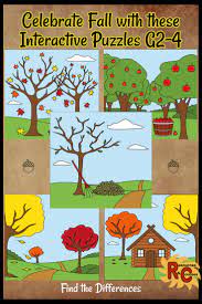 This Awesome Set Of Interactive Fall Scene Puzzles For Kids Provide Great Activities For The Cla Halloween Resources Unique Teaching Spot The Difference Puzzle