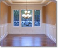 Traditionally made of wood, it served to protect plaster walls from being division of color after your chair rail is installed on your dining room walls, use the rail to divide two different colors. Dining Rooms With Chair Rails Home Decoration Ideas