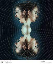 Doch neben dem erreichen des kaps der guten hoffnung wurde aus einem albtraum die erfüllung eines wunschtraums. Frau Mit Zwei Gesichtern Innere Zerrissenheit Ein Lizenzfreies Stock Foto Von Photocase