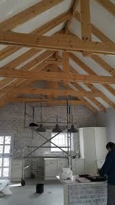 Another Stunning Ceiling Of An Exposed Ceiling Fitted With Isoboard Thermal Insulation Board Heat Gain In R Roof Design Exposed Ceilings Exposed Trusses
