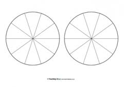 Pie Chart Templates Teaching Ideas