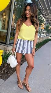 Black And White Striped Top Outfit Ideas 30 Best Casual Summer Outfits From Stylish Outfits Summer Outfits Women Womens Fashion Casual Outfits Summer Outfits