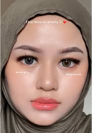 So damn pretty ‼️ MUST HAVEE .. So korang suka yang mana , mona brown or  mona grey ? #lens #fyp #foryou ##lens##lensviral#zyxcba #contactlenses