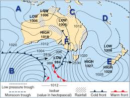 synoptic charts and fronts diagram quizlet