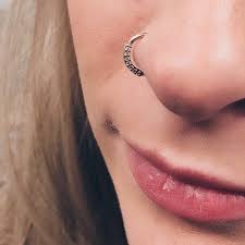 Surgical Steel 20 Gauge Nose Piercing Hoop Nose Lip Ring – Artgalleryzen