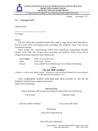 Contoh surat undangan rapat resmi. Contoh Undangan Natal Gpdi Tulisan