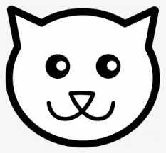 Download or print this amazing coloring page: Cat Face Coloring Page Murderthestout Cat Face Drawing Easy Hd Png Download Kindpng