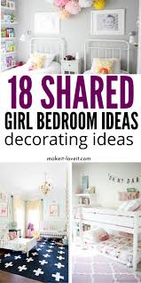18 Shared Girl Bedroom Decorating Ideas Shared Girls Bedroom Toddler Bedroom Sets Shared Girls Room