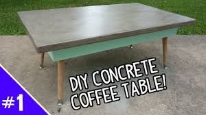 Melamine lined plywood (or regular plywood lined with melamine sheets). Diy Ardex Concrete Coffee Table Part 1 Of 2 Youtube