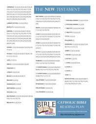 Use a good translation of the bible for your studies. Free Catholic Bible Reading Plan By Balanced Living Bible Study Tpt