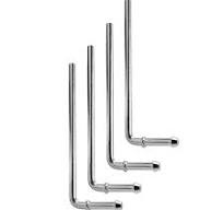 Varillas de escape universales de 90° Bend para amplia gama de tubos de  escape, kit de soporte de soldadura de 8 pulgadas, paquete de 4 : ...