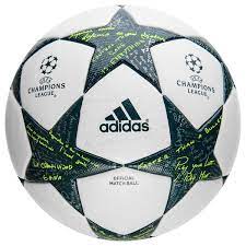 The champions league ball 2017/18 is predominantly white with a navy and light blue design on the stars panels area showing thunderbolts. Adidas Champions League Ball 2017 Football Depot