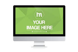 Front View Of An Imac Computer Screen Isolated On A White Background A Simple Mockup For Displaying Your Website Screen Turn Off Imac Mockup Generator Mockup
