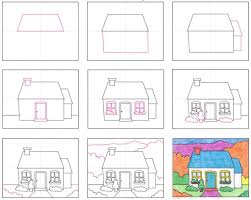 How To Draw A Cottage Art Projects For Kids Choose your favorite cabin drawings from millions of available designs. how to draw a cottage art projects