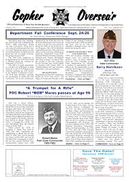 Department Fall Conference Sept. 24-26 “A Trumpet for A Rifle” PDC Robert “BOB”  Mares passes at Age 96