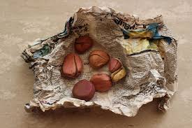 Obi Abata 4 Lobbed Kola Nuts As Basic Offering To The Orisha In The Weekly Ose Ceremony Orisha Art Image