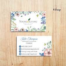 If you would like to use the business card as a scent card effectively the card can be glossy on the front and matte on the back. Personalized Yleo Business Cards Essential Oil By Digitalart On