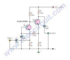 Once the circuit is constructed, you can directly test it with your audio source. Simple Audio Amplifier Circuit Diagram Using Transistor Eleccircuit Com