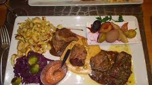 declinaison de morceaux de viande menu chasse picture of cafe restaurant central le mont sur lausanne tripadvisor