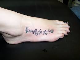 Or more precisely in this case, running by faith! Tattoos That Say Faith Quotes Quotesgram