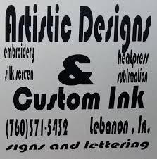 A massive company name in the middle of the chest is not. Artistic Designs Custom Ink Home Facebook