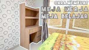 Jenis ini dikenal sebagai tipe triplek terendah karena dibuat dari bahan serbuk kayu. Mau Bikin Sendiri Meja Kerja Atau Meja Belajar Ini Caranya Youtube