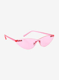 Pink Retro Frameless Sunglasses In 2021 Frameless Sunglasses Sunglasses Retro Fashion