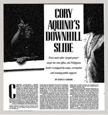 Maria corazon cojuangco aquino (tagalog pronunciation: Cory Aquino S Downhill Slide The New York Times