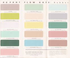 Vintage Goodness A Blog For All The Vintage Geeks Vintage Decorating 1950 S Paint Color Chip Brochures Vintage Paint Colors Color Color Chip