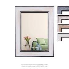 Frame can hang vertically or horizontally. Vintage Plastic Frame 20x30 White Dorr Gmbh