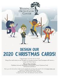 Design your own christmas greeting cards with our free templates. 2020 Christmas Card Design Contest Washington Orthopaedic Center