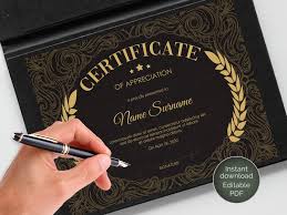 Editable Certificate Corporate Award Certificate Of Appreciation Certificate Templat In 2020 Certificate Templates Certificate Design Template Editable Certificates