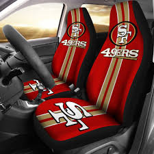 49ers Premium Car Seat Covers Universal Fit Two Front Carseat Cover Car Seats Premium Cars