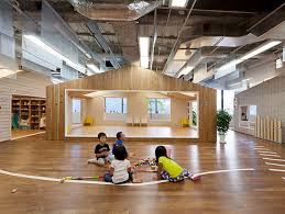 Suppose Design Office Kiddy Shonan C X Nursery School Kindergarten Design Nursery School Preschool Designs