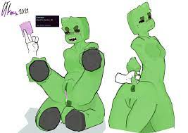 after vaginal anthro anus cjfurs condom condom left inside  creeper flat chest hoof (cjfurs) minecraft puffy anus pussy tail 