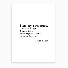 Muse By Frida Kahlo Art Print In 2021 Muse Quotes Frida Kahlo Art Frida Kahlo