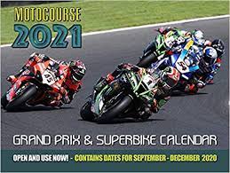 The 2021 fim motogp world championship is the premier class of the 73rd f.i.m. Motocourse Grand Prix Superbike 2021 Calendar Full Colour Action From Grand Prix And World Superbike Racing Grand Prix Superbike Calendar Amazon De Gold Goose Photography Fremdsprachige Bucher