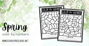 Pick the best spring picture from thousands of handpicked images. Free Spring Color By Number Printables For Preschoolers
