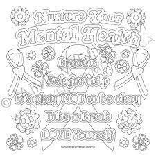 When your body and emotions are out of whack, it's important to recognize the signs that your overworked brain needs a mental health day. Mental Health Coloring Pages Coloring Home