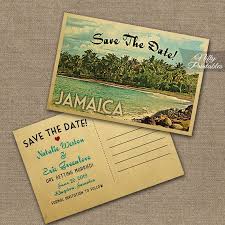 Jamaica Save The Date Postcards Printable Jamaica Postcard Jamaica Wedding Beach Wedding Invitations Jamaican Wedding