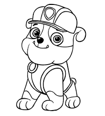 Each printable highlights a word that starts. Baby Rubble Coloring Page Free Printable Coloring Pages For Kids