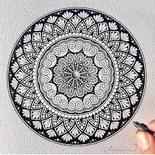 529 Likes 2 Comments Best Mandalas On Instagram Mandala By Macromicroart Like It Mandala Design Pattern Mandala Art Lesson Mandala Design Art