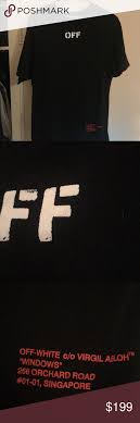 Off White Windows T Off White Windows T Shirt Bought From Barney S Warehouse Fire Shirt Worn A Few Times And Always Fire Shirt White Windows White Shirts