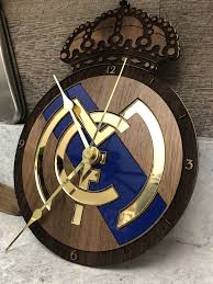Made A Custom Real Clock Real Madrid Football Real Madrid Logo Real Madrid Club